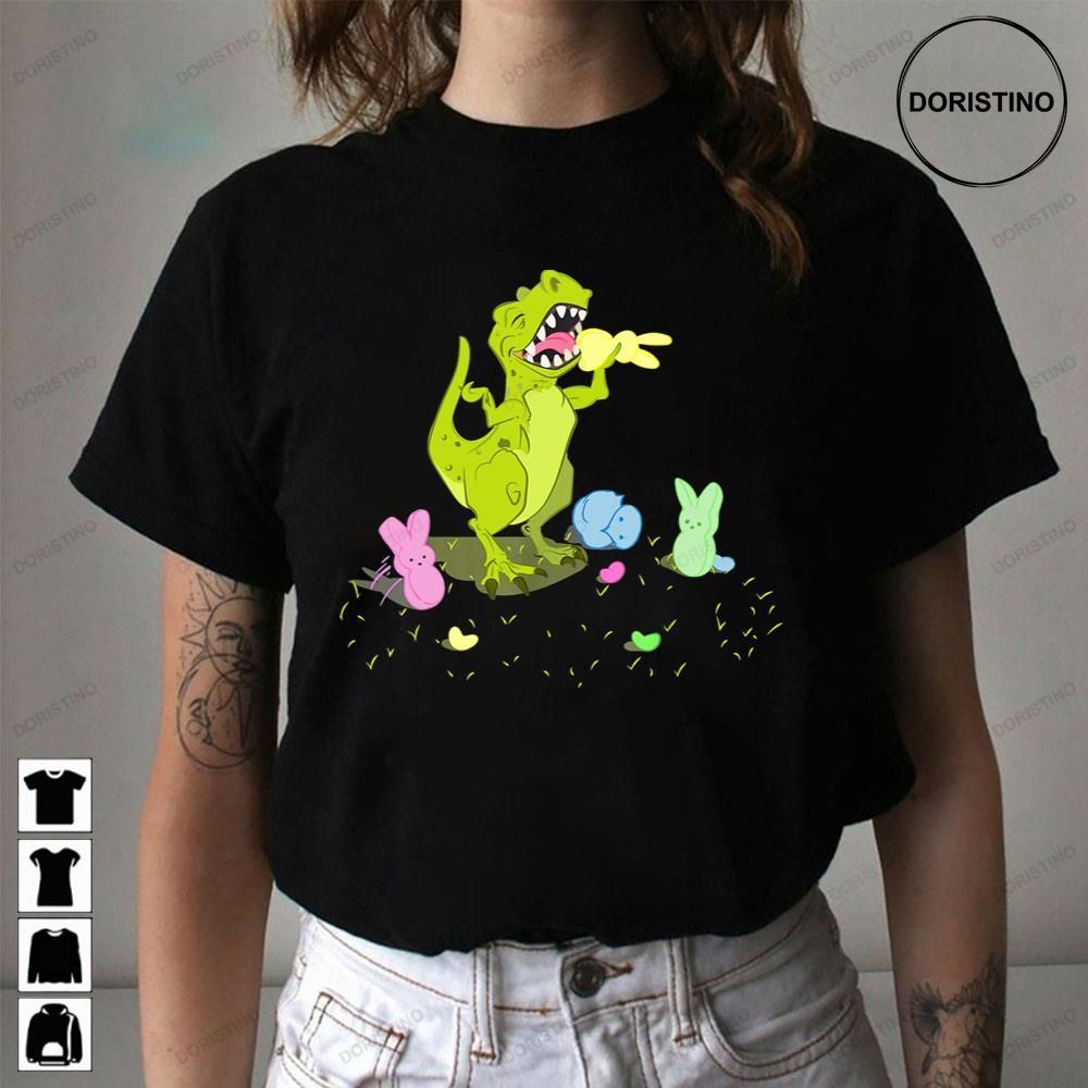 Easter T Rex Dinosaur Loves Peeps Trending Style